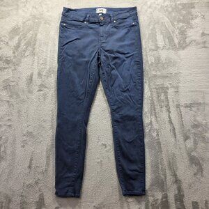 Paige Verdugo Ankle Jeans Womens 31 Blue Skinny Stretch Made USA Lyocell Blend